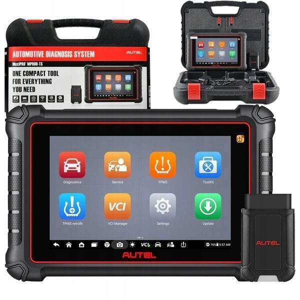 AUTEL MaxiPRO MP900TS PROGRAMATOR TPMS SKANER KOMPUTER DIAGNOSTYCZNY OBD2