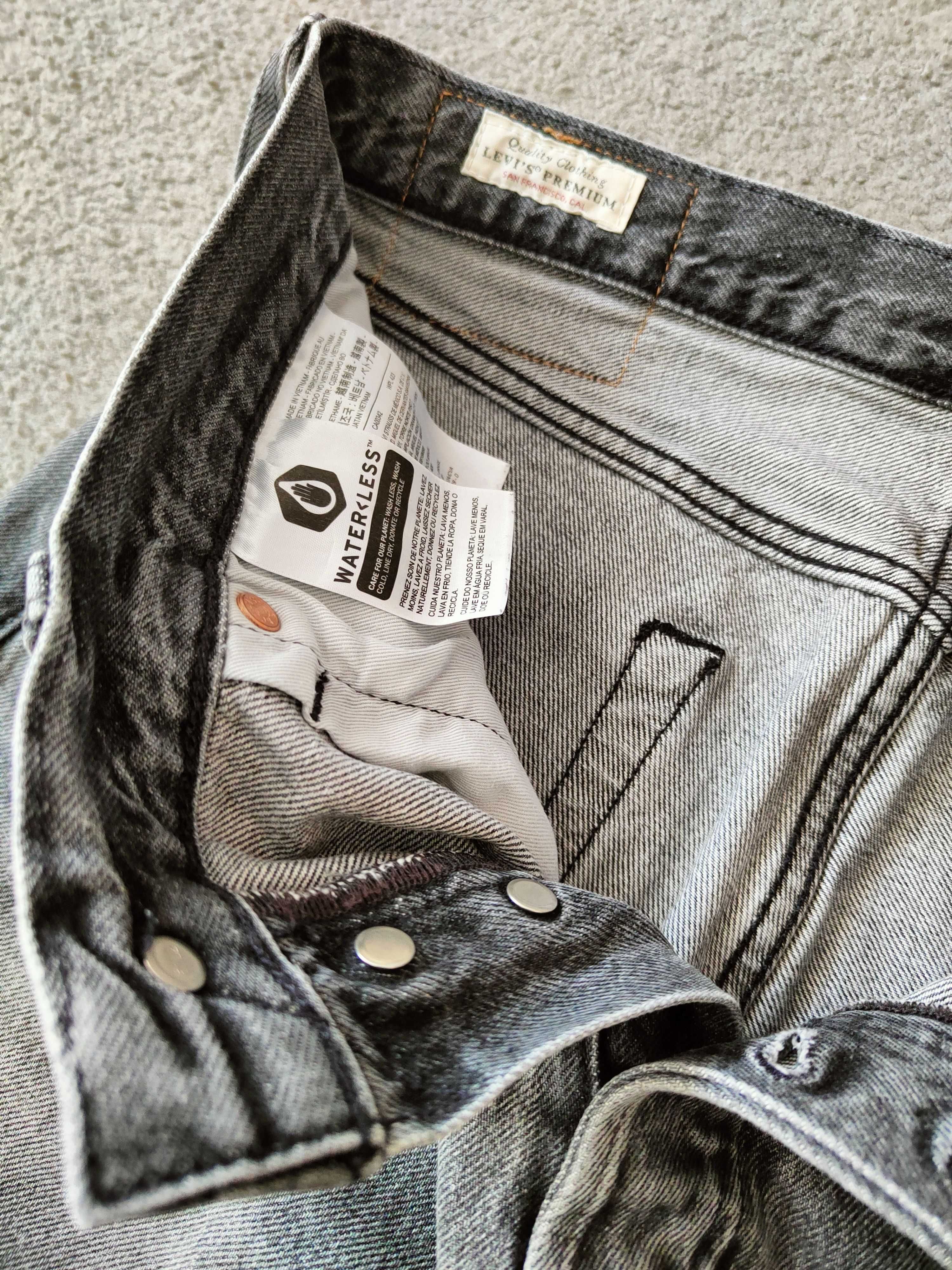 Męskie spodnie Levi Strauss 501 rozmiar W32 L30 32/30 Levis Premium