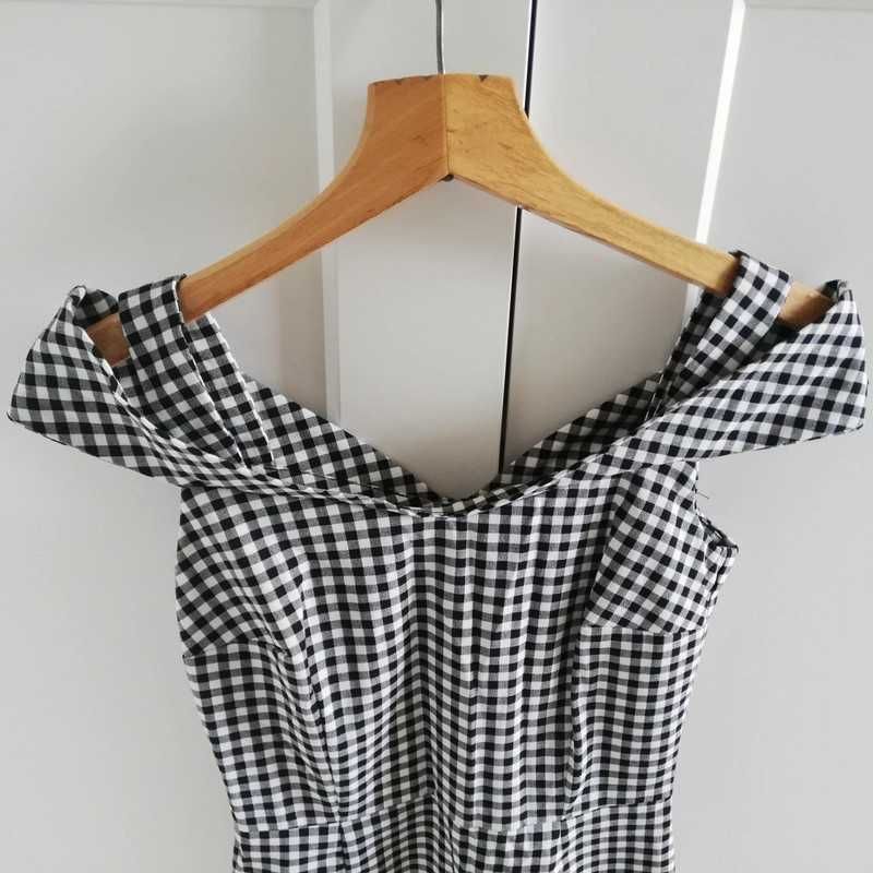Retro XS XXS Orsay ska punk goth lolita pepitka