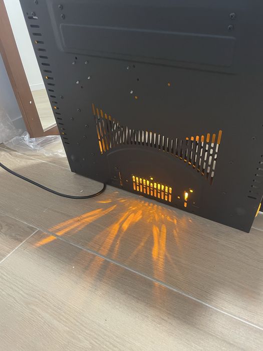 Lareira eletrica com comando