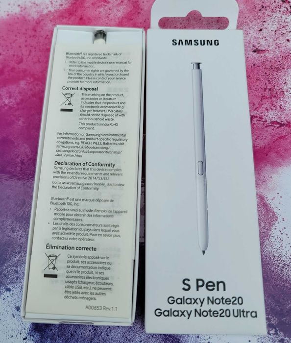 NEW стилус S-Pen Samsung Note 20/20 Ultra (N980/985) Ориг c Bluetooth