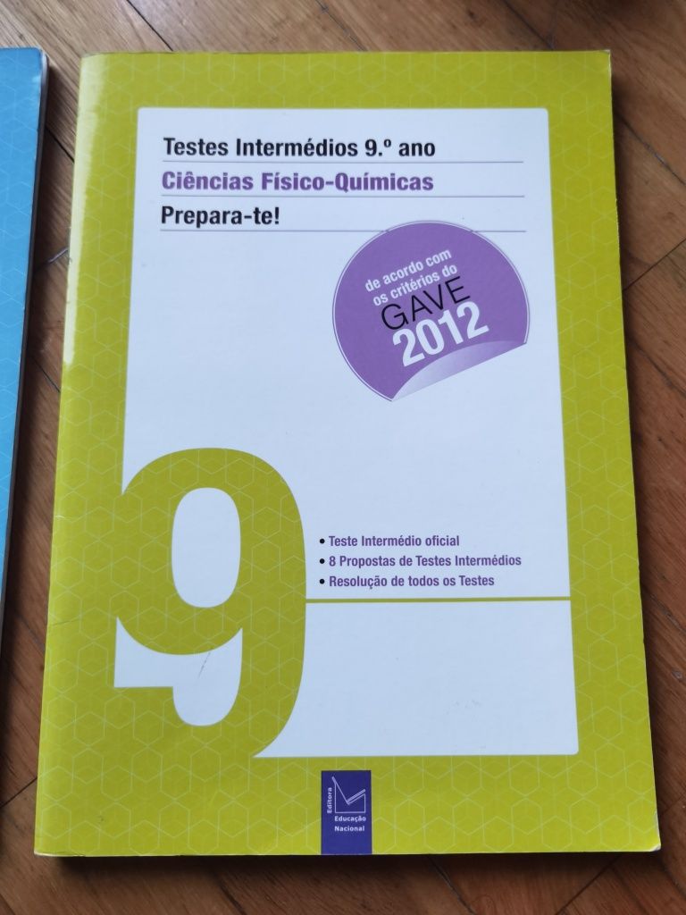 Testes Intermédios 9° ano - Matemática e  Ciências Físico-Químicas