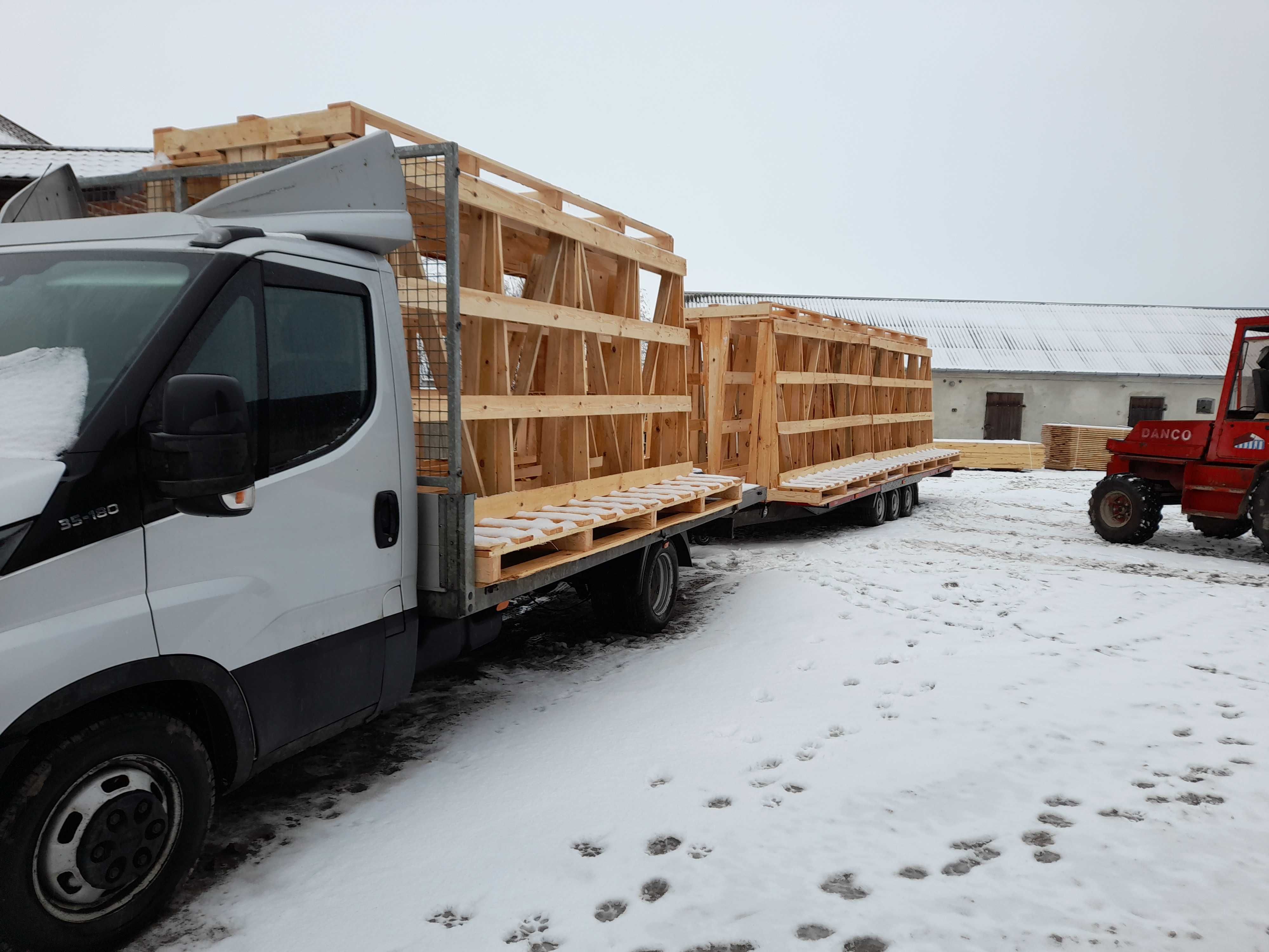 Fumigowana  tarcica deska kantówka fitosanitarna IPPC ISPM-15  paleta