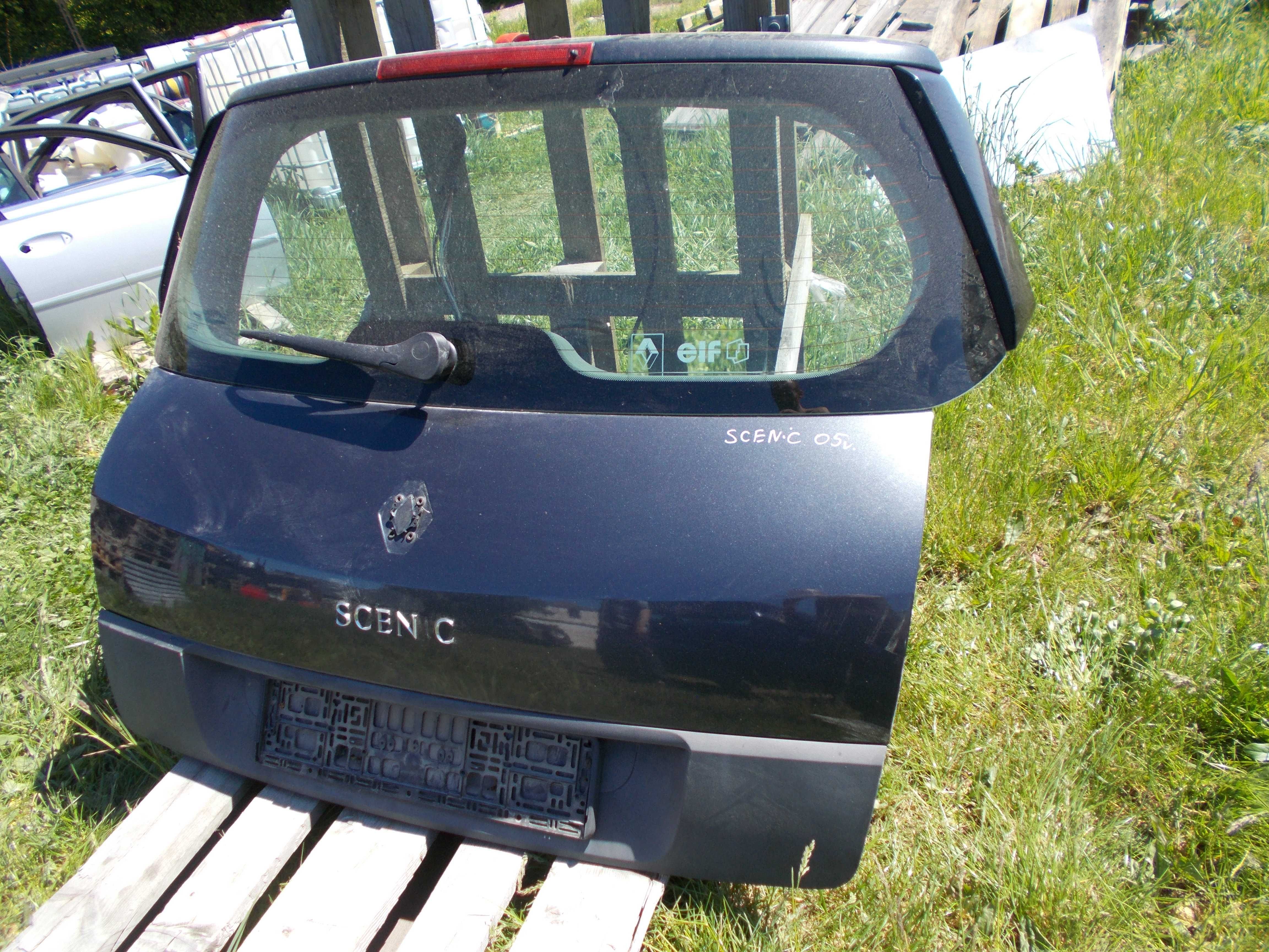 renault SCENIC 05r klapa szyba bagażnika TEB66