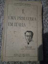 Livro abel salazar-uma primavera em italia