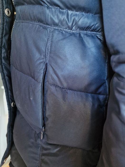 Kispo de penas  da zara azul marinho