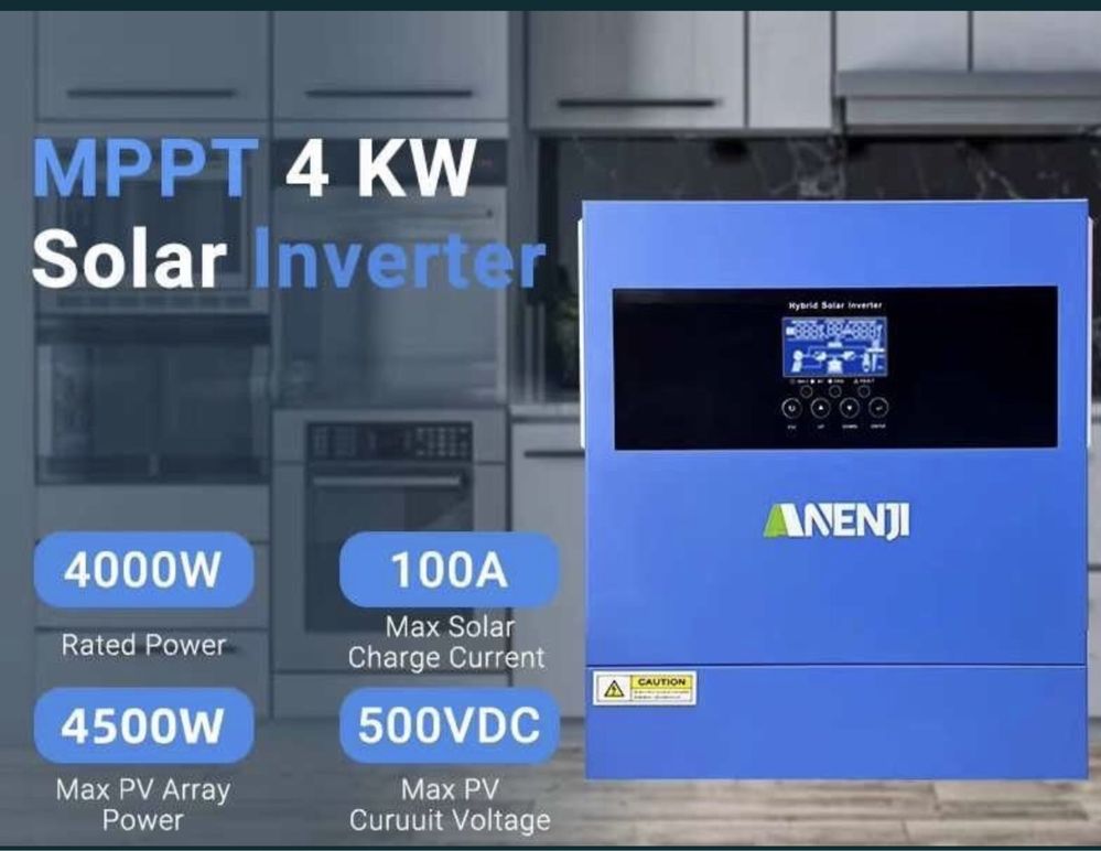 Гібридний інвертор / Гибридный инвертор Anenji ANJ-4000W-24V + WiFi