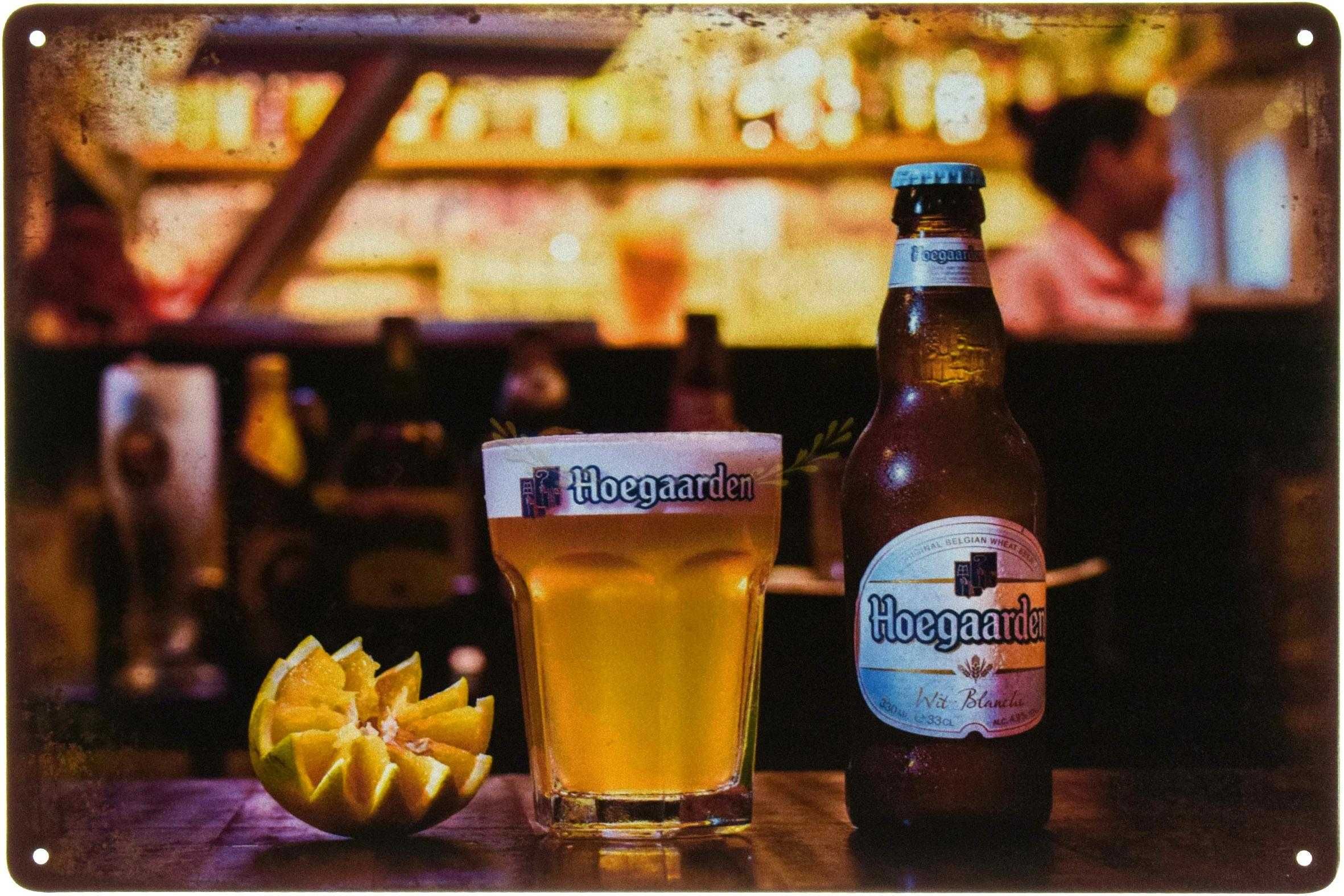 Пивний келих Хугарден, пивной бокал Hoegaarden, пивний стакан Бельгія