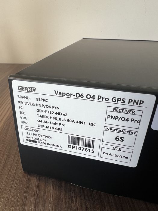 GEPRC Vapor-D6 HD O4 Pro GPS (6 дюймовий fpv дрон)