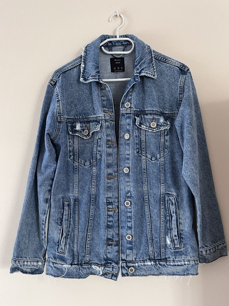 Jeansowa kurtka z bershka