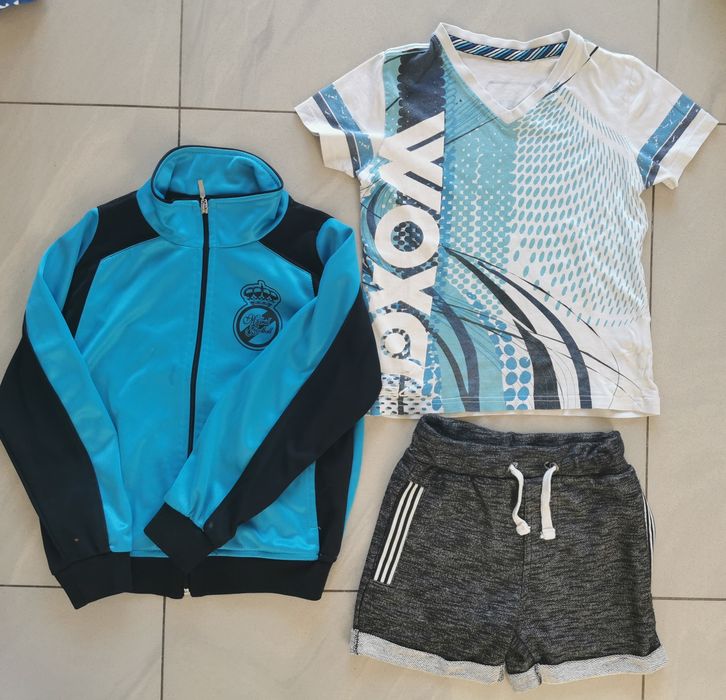 Zestaw 7lat  122-128 + Spodnie dresowe Adidas