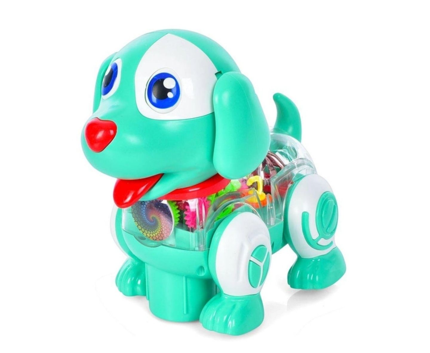 Музична іграшка Песик A-Toys , 19см, Рухається, має звукові та світлов