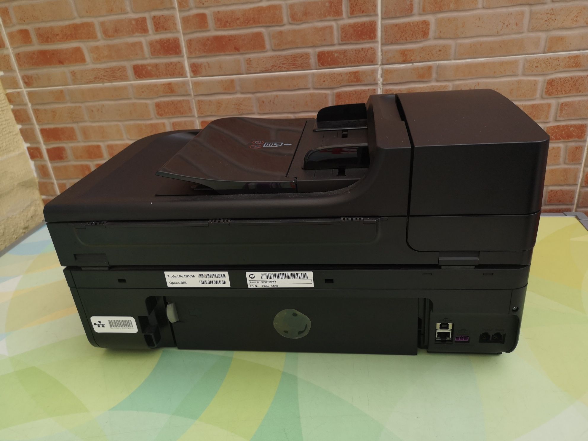 Impressora Hp Officejet 6500A avariada, com tinteiros novos