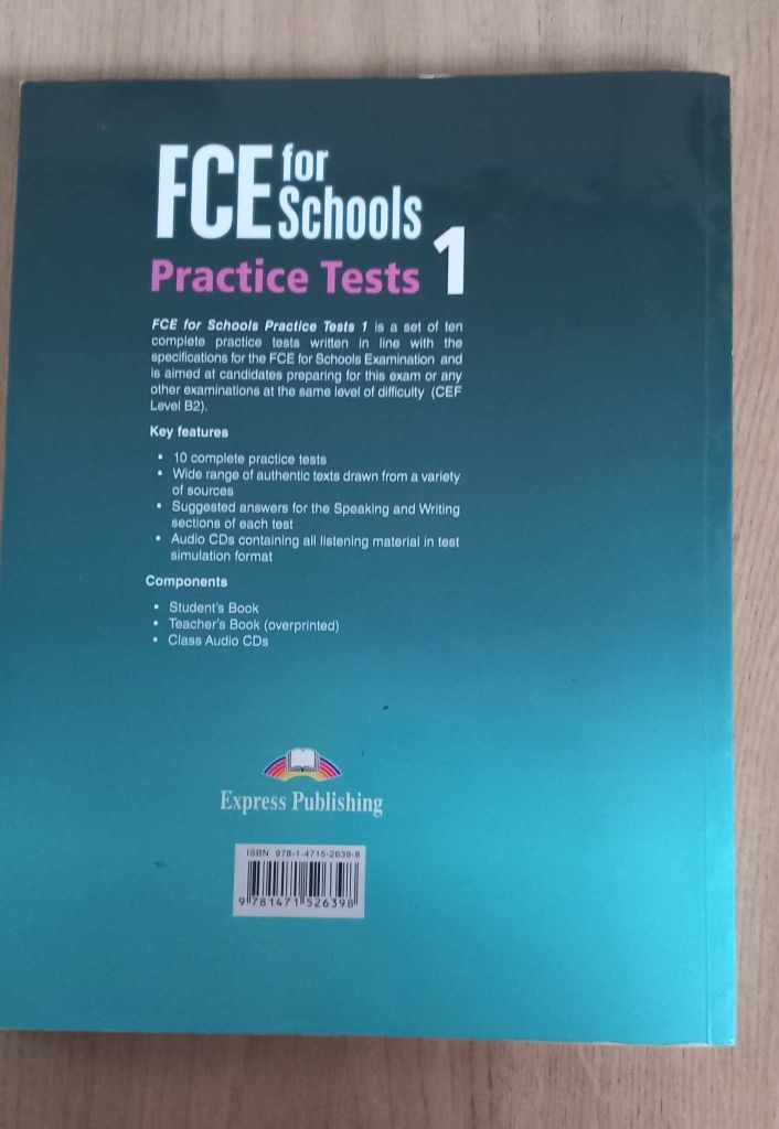 FCE for Schools, Practice Tests 1