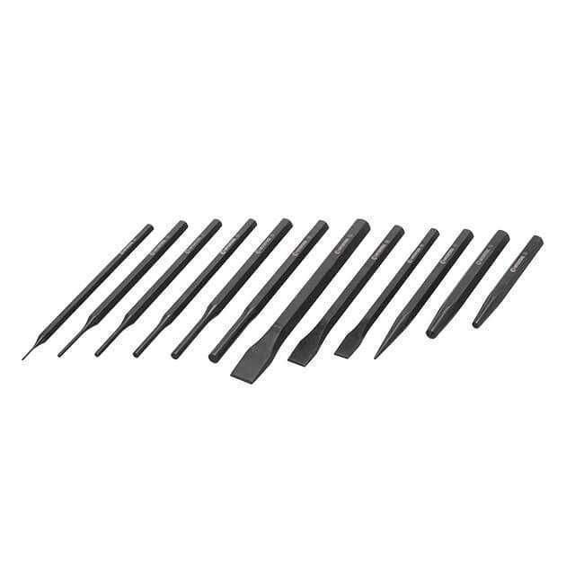 Набор зубил, кернеров и выколоток 12 шт INTERTOOL HT-0289