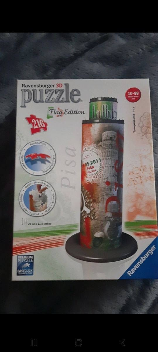 Puzzle 3d Krzywa wieża