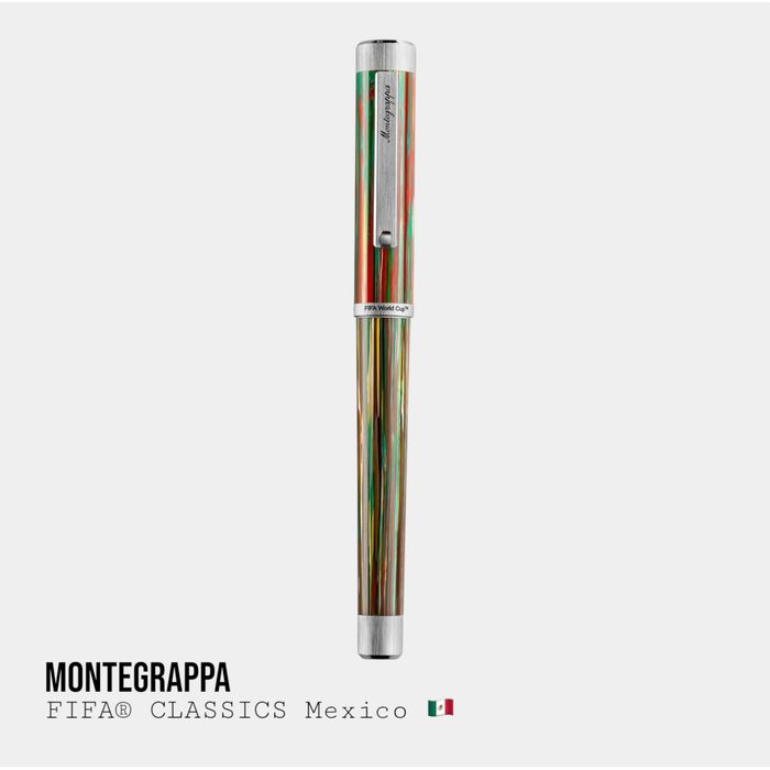 Пір’яна Ручка Montegrappa FIFA Mexico | Ліміт 100 шт | 14K золоте перо