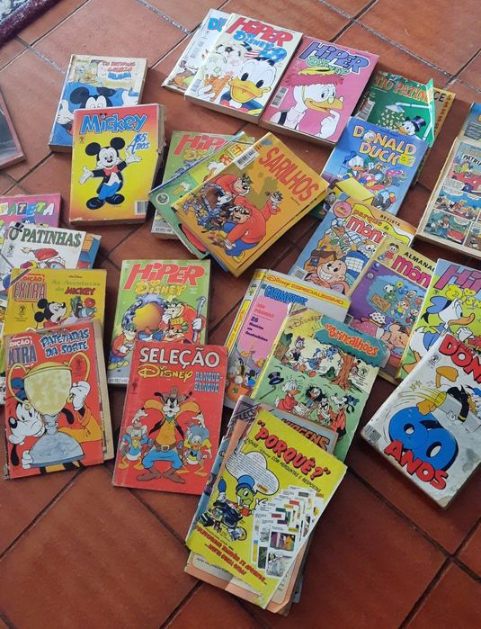 Livros antigos da Banda Desenhada