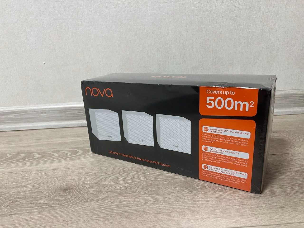 WiFi-система TENDA MW12 NOVA MESH AC2100 (3шт)