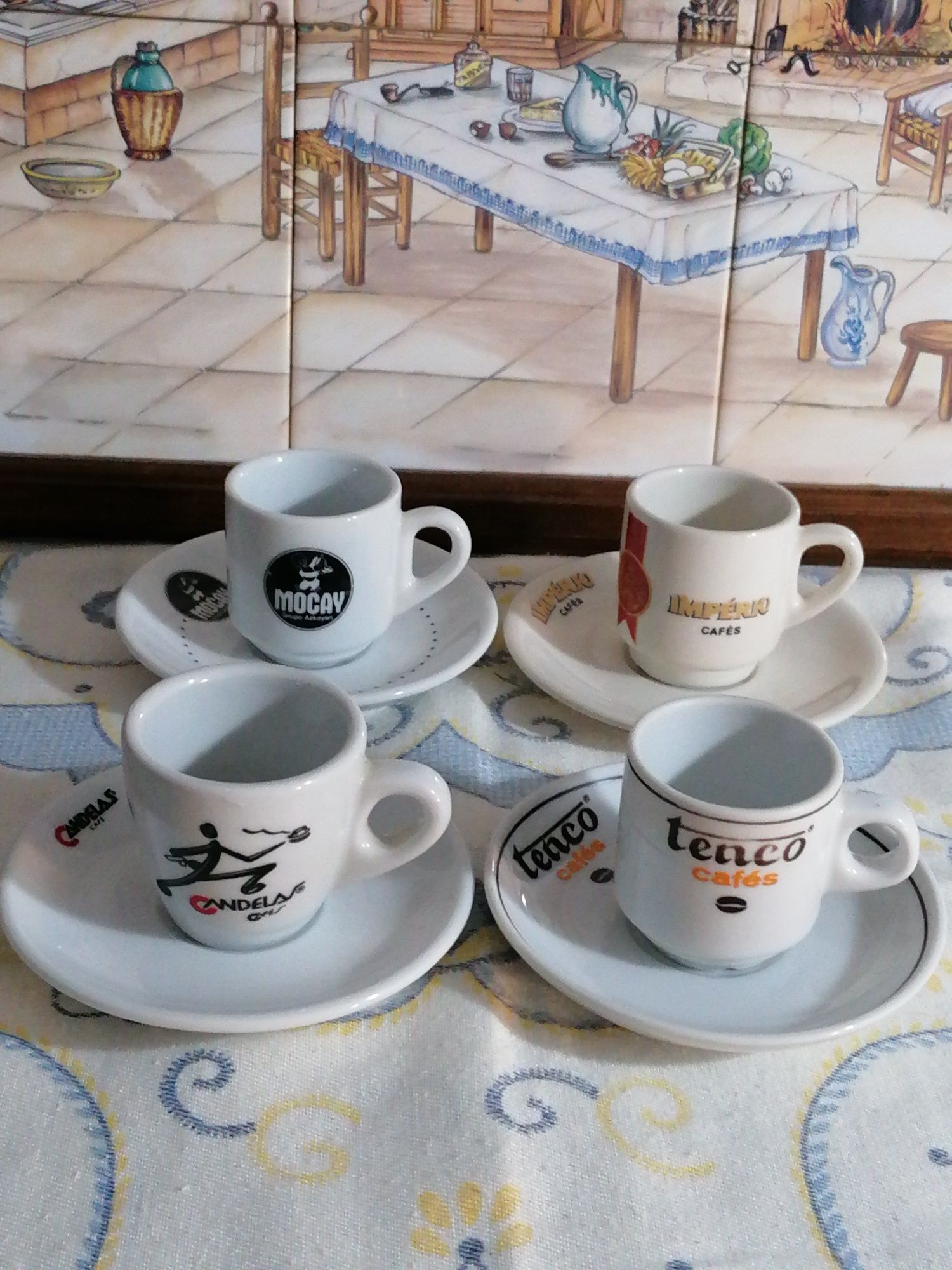 Lote Chávenas cafe Multimarcas 1€Cada