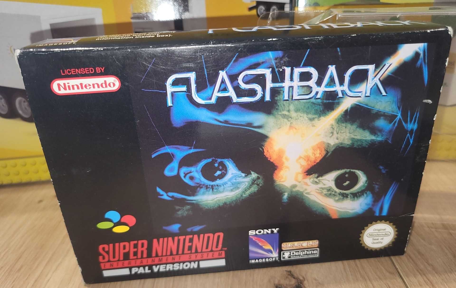 Gra Flashback - NINTENDO SNES - BDB- stan CIB Komplet +Protektor
