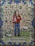 Painel azulejos com motivo "Francisco Marto".