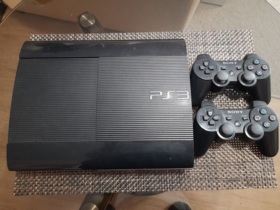 PS3 Super Slim 500gb +45 игр Gta 5, San Andreas/Mortal/God of War/Fifa