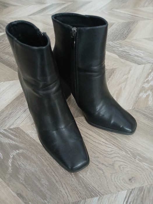 Botki skóra naturalna roz.40