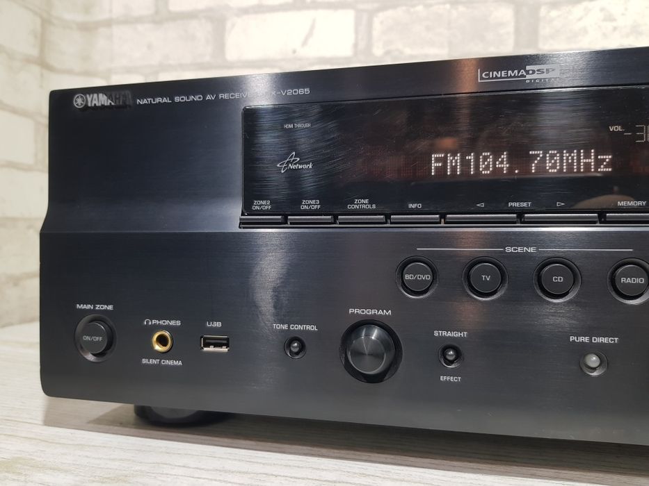 7.2 AV ресивер YAMAHA RX-V 2065, *7x180 Вт, HDMI, USB, б/у з Німеччини