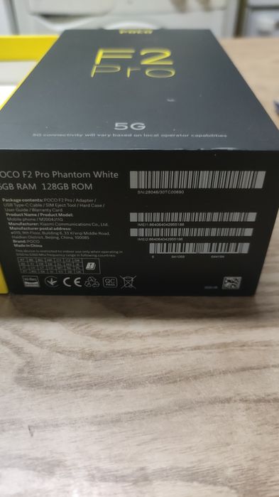 Poco F2 Pro Phantom – 128GB + 6/8GB RAM – Como Novo + Caixa & carregad