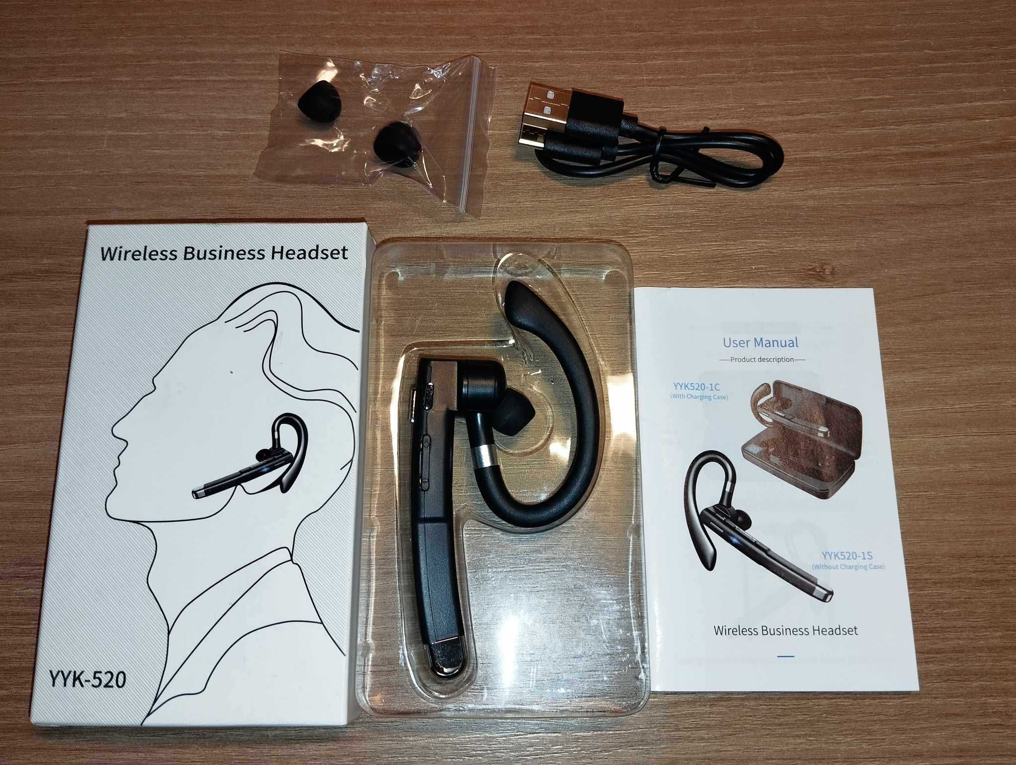 Zestaw - Headset YYK-520 - Słuchawka + Mikrofon