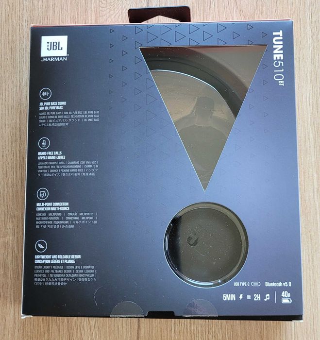 Słuchawki nauszne JBL Tune 510BT Czarny