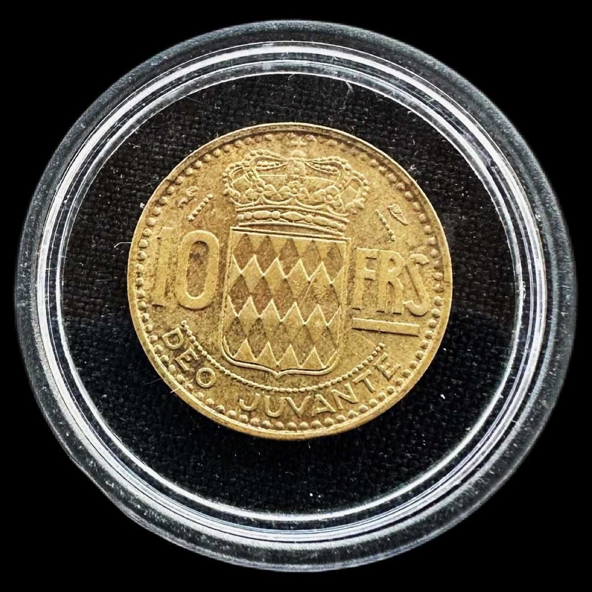 Moeda de 10 Francos - 1951 - Mónaco - Rainier III