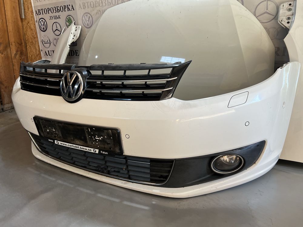 Бампер передній решітка фара лед ксенон крило капот туран vw touran