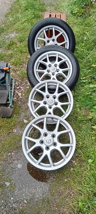 4xFelga alum.16 cali Nissan Qasq. 6.5Jx16H2 ET40 5x114.3 otw.cent.66.1