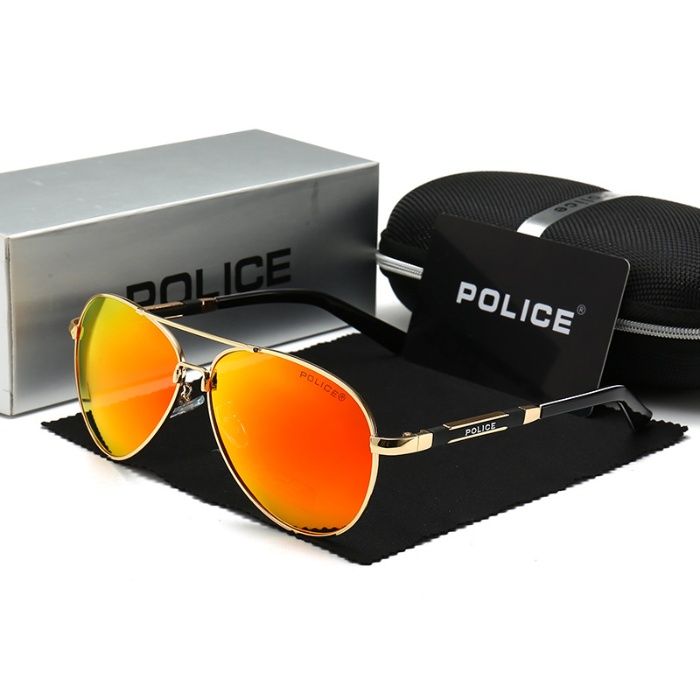 Óculos de Sol "Police" - Crazy Orange Edition