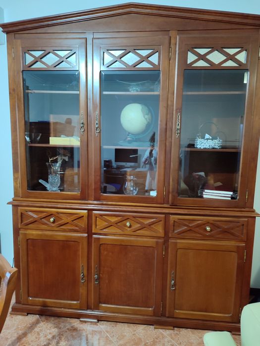 Mobília sala de jantar madeira cerejeira