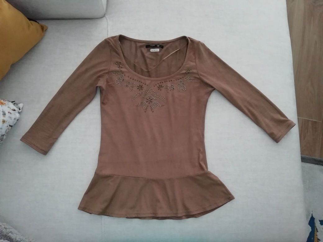 Camisola S - Bershka - pele de pêssego