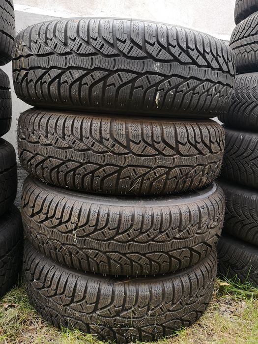 Komplet kół zimowych 5x100 VW Skoda 185/70/14 Kleber 7,7mm