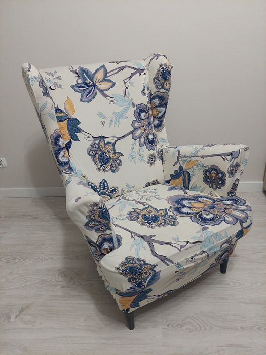 Pokrowiec na fotel uszak + podnóżek