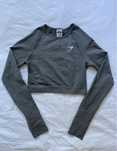 Top Gymshark bluzka sportowa | szara | rozmiar: s-m