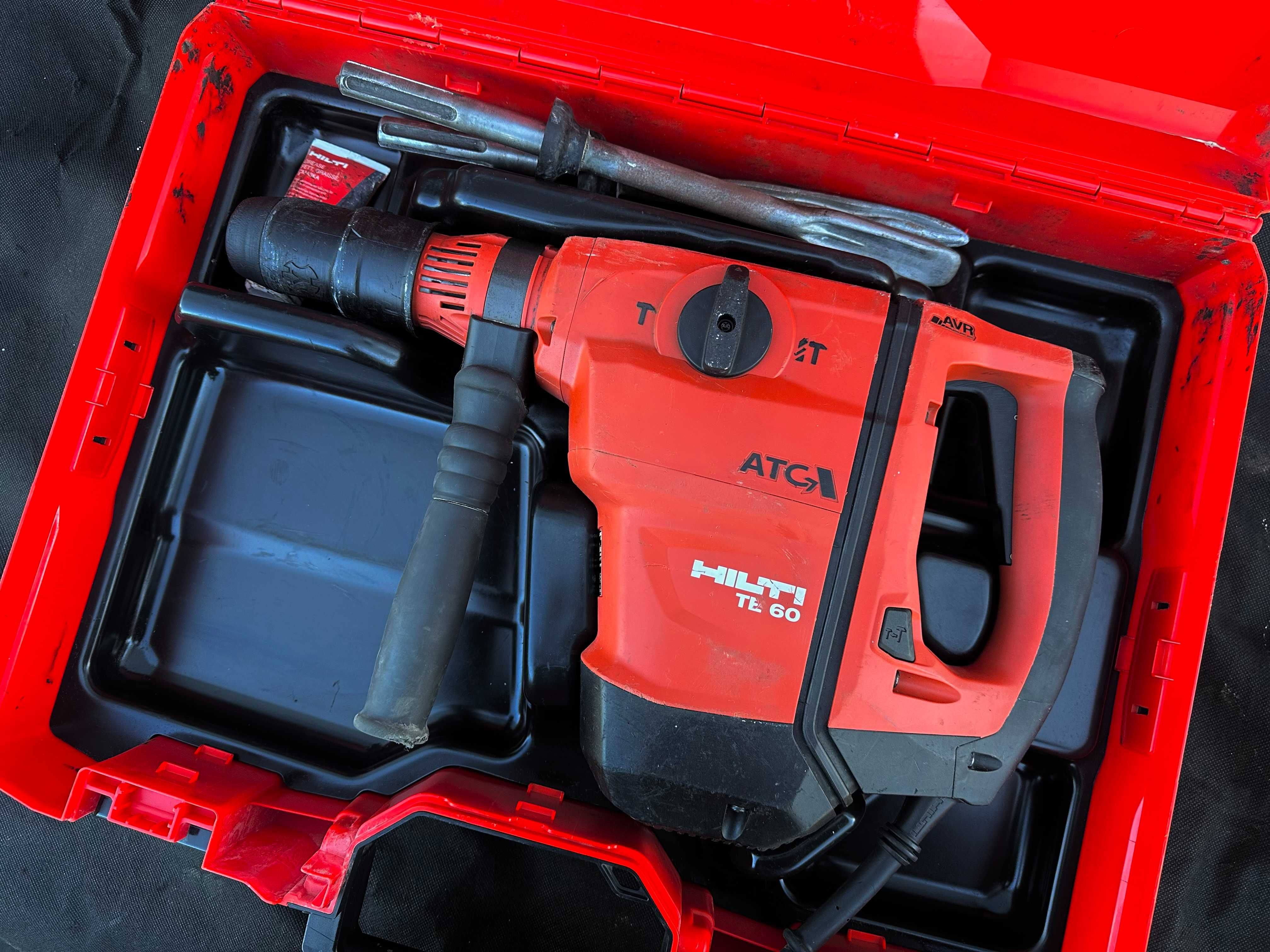 Młot Udarowo Obrotowy Hilti Te 60 ATC/AVR Zestaw Dłuta