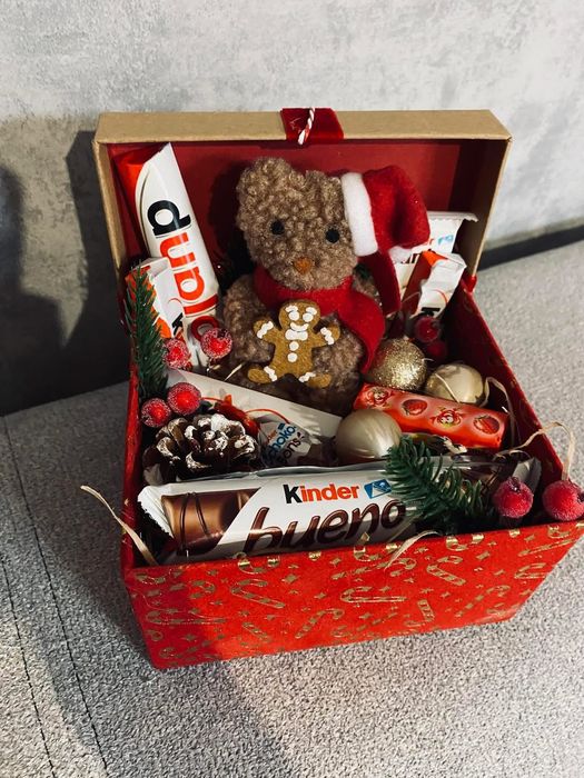 Box słodycze + miś