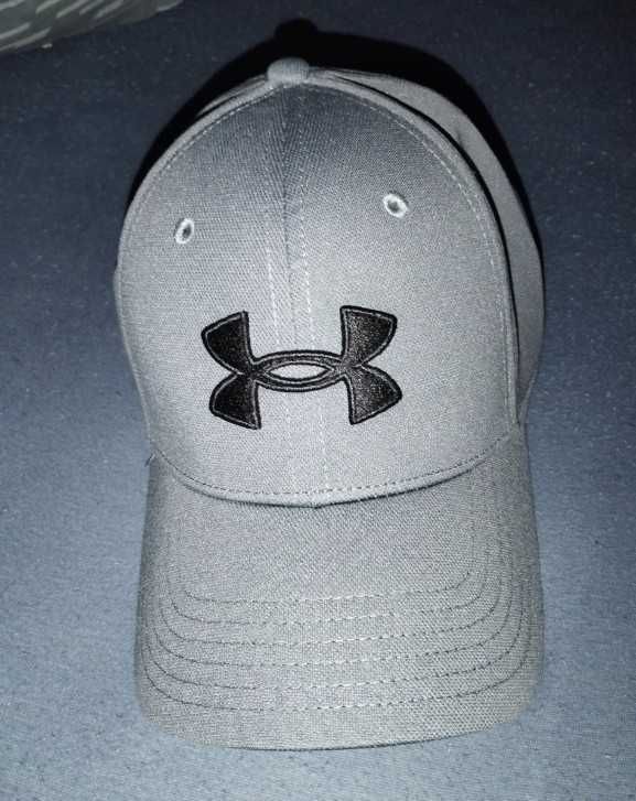 Czapka Under Armour z daszkiem szara czarne logo Nowa