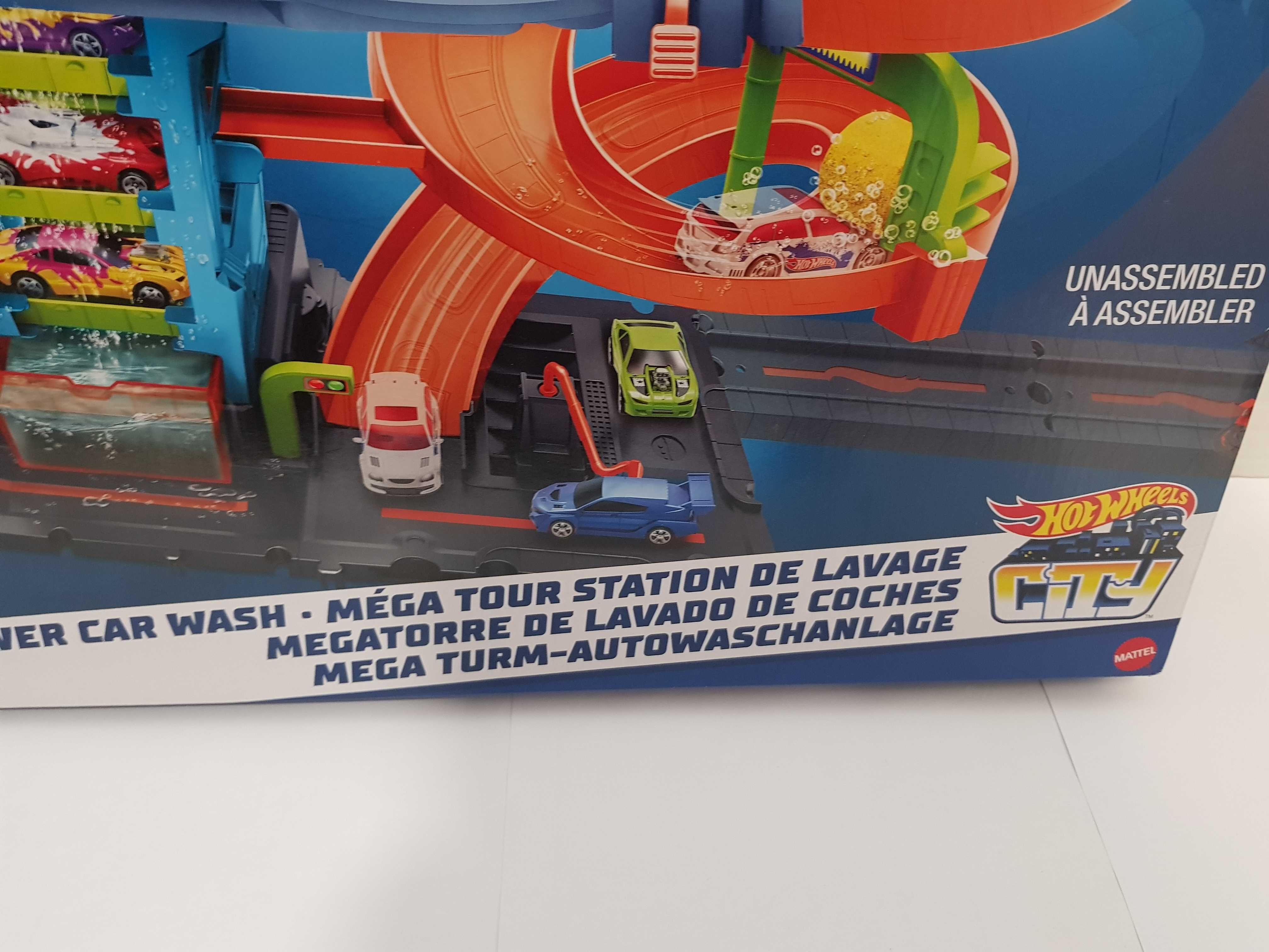 HOT WHEELS CITY mega myjnia samochodowa HDP 05 Nowa auto