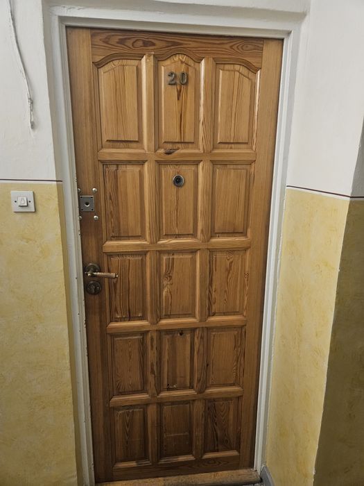 Drzwi drewniane wejściowe lewe  90cm