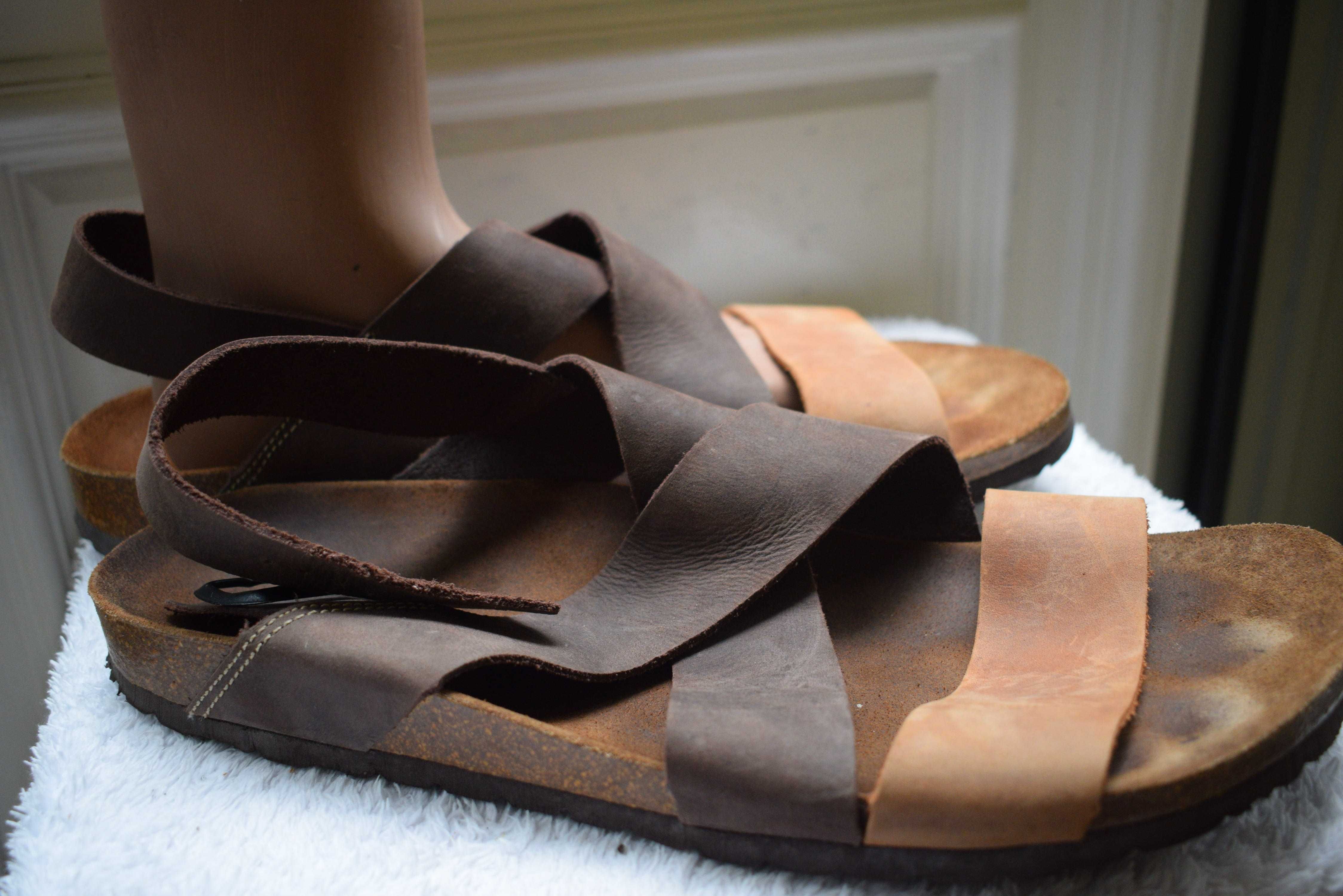 кожаные босоножки кросовки сандали Nature Feet р. 44 29 см
