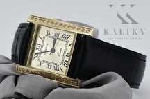 Złoty zegarek męski kwadratowy 14k 585 Geneve mw010ydg Wrocław