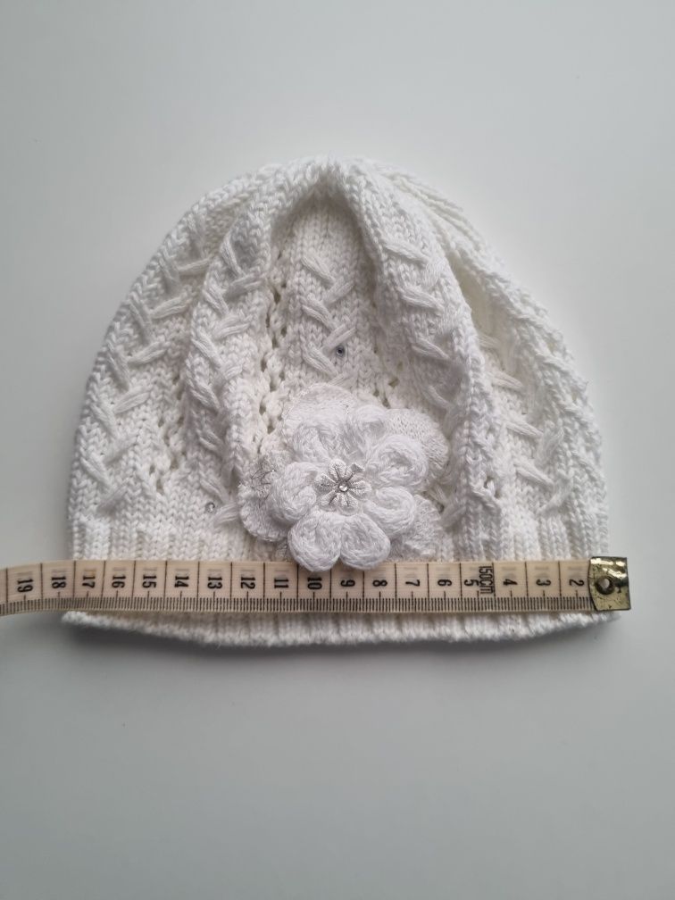czapka dla dziewczynki 100% bawełna