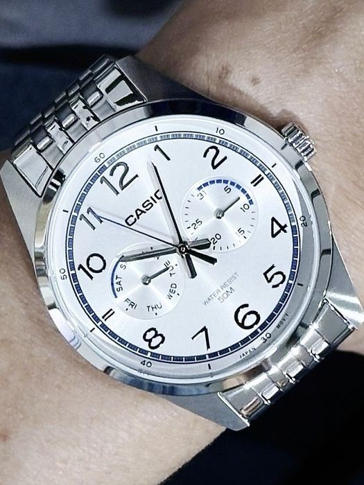 Годинник чоловічий Casio MTP-E340D-7A Оригінал Гарантія Часы Касио